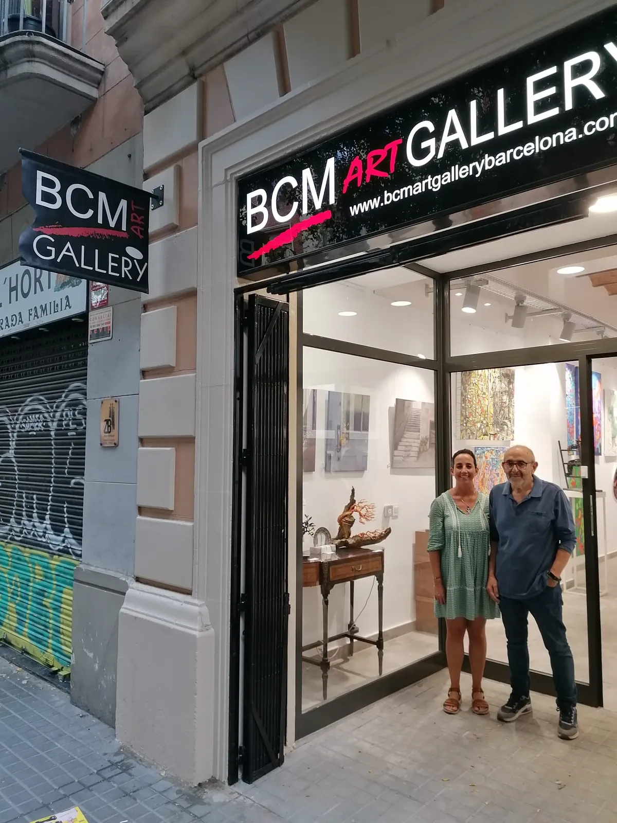 L'artista Ana Dorado al BCM ART GALLERY.